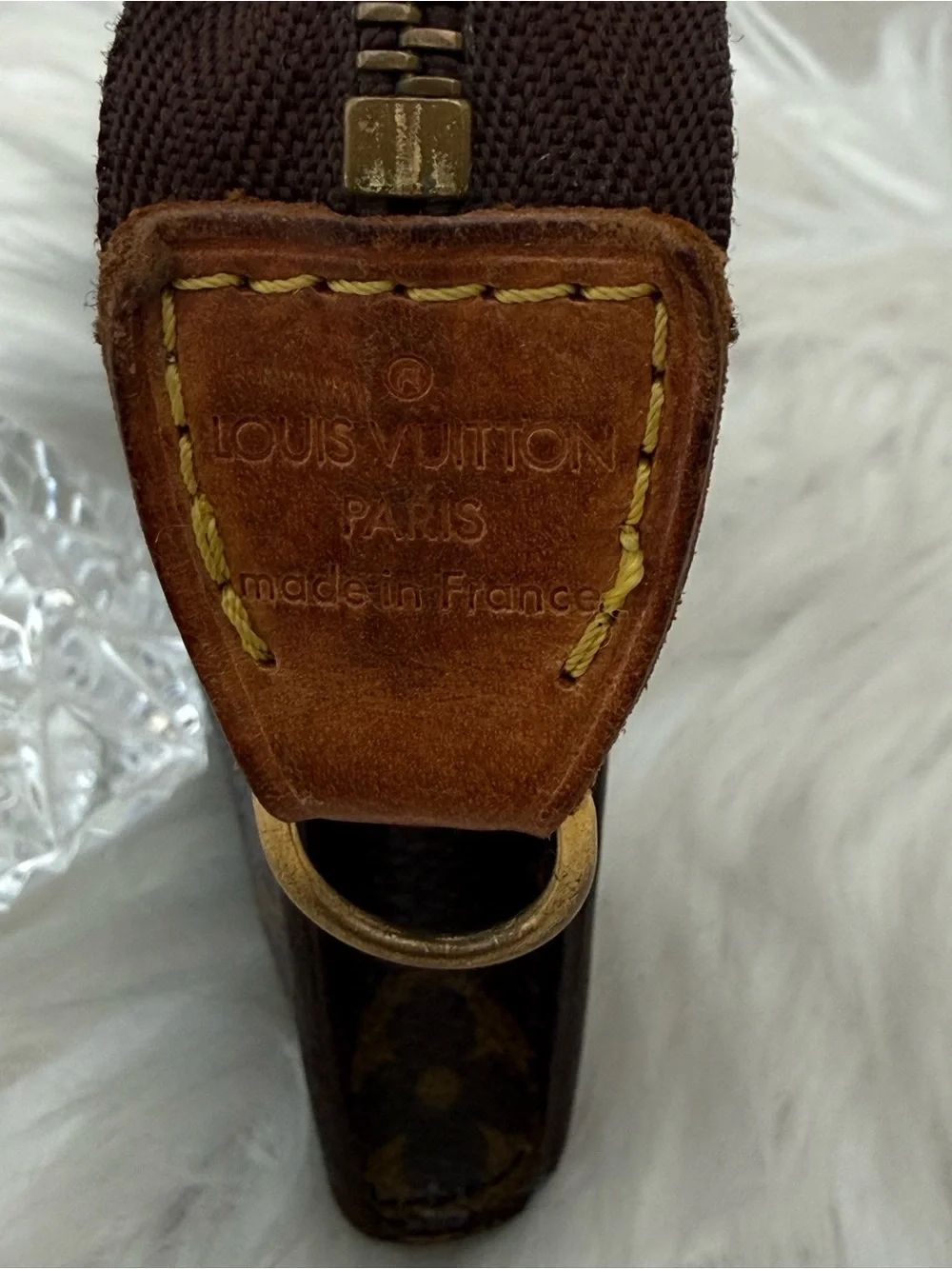 LOUIS VUITTON Monogram Bucket Pouch PM